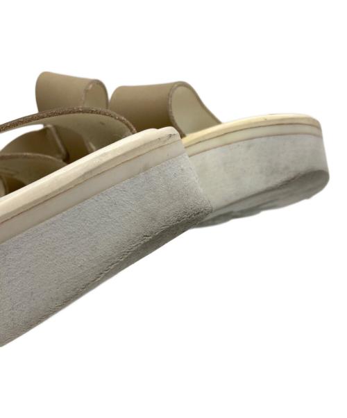 AURALEE（オーラリー）AURALEE (オーラリー) foot the coacher (フットザコーチャー) レザーサンダル ベージュ サイズ:8 1/2の古着・服飾アイテム
