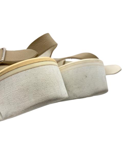 AURALEE（オーラリー）AURALEE (オーラリー) foot the coacher (フットザコーチャー) レザーサンダル ベージュ サイズ:8 1/2の古着・服飾アイテム