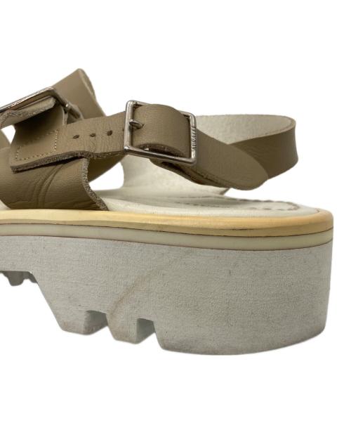 AURALEE（オーラリー）AURALEE (オーラリー) foot the coacher (フットザコーチャー) レザーサンダル ベージュ サイズ:8 1/2の古着・服飾アイテム