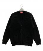 SUPREMEシュプリーム）の古着「Waffle Knit Cardigan」｜ブラック