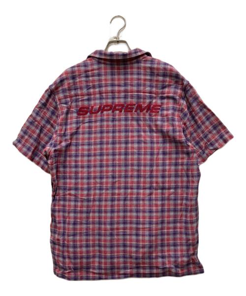 SUPREME（シュプリーム）Supreme (シュプリーム) Loose Fit Mini Plaid S/S Shirt レッド サイズ:Mの古着・服飾アイテム