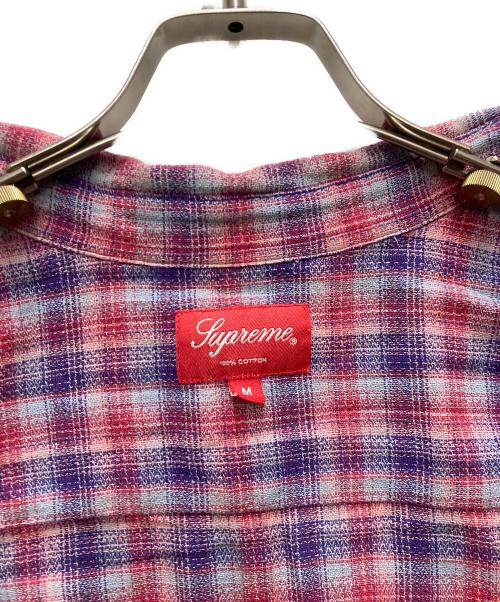 SUPREME（シュプリーム）Supreme (シュプリーム) Loose Fit Mini Plaid S/S Shirt レッド サイズ:Mの古着・服飾アイテム