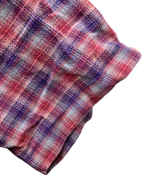 SUPREME（シュプリーム）Supreme (シュプリーム) Loose Fit Mini Plaid S/S Shirt レッド サイズ:Mの古着・服飾アイテム