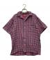 Supreme（シュプリーム）の古着「Loose Fit Mini Plaid S/S Shirt」｜レッド