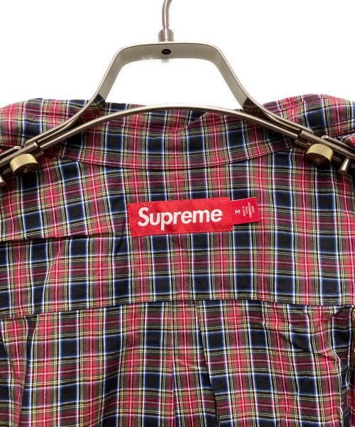 SUPREME（シュプリーム）Supreme (シュプリーム) Plaid S/S Shirt レッド サイズ:Mの古着・服飾アイテム