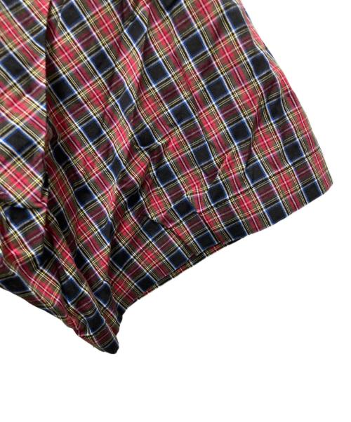 SUPREME（シュプリーム）Supreme (シュプリーム) Plaid S/S Shirt レッド サイズ:Mの古着・服飾アイテム