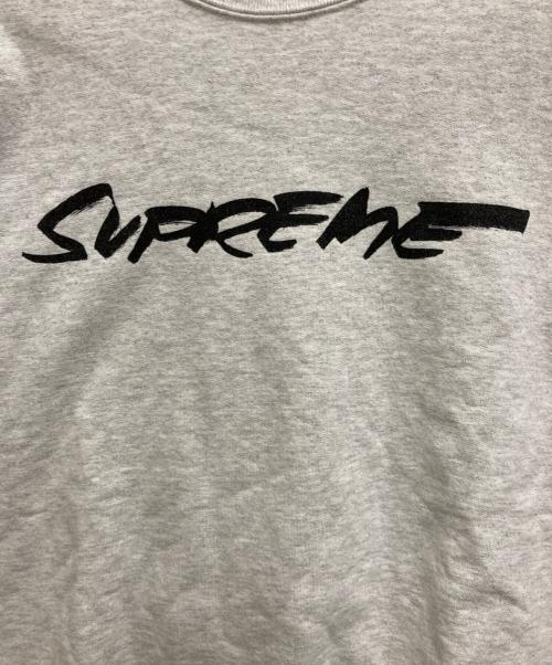 SUPREME（シュプリーム）SUPREME (シュプリーム) Futura Logo Crewneck グレー サイズ:Ｍの古着・服飾アイテム