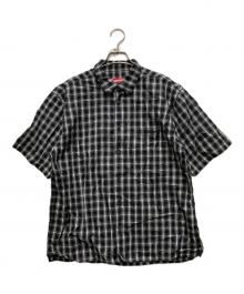 SUPREME（シュプリーム）の古着「Loose Fit Mini Plaid S/S Shirt」｜ブラック