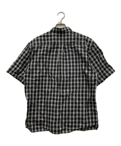SUPREME（シュプリーム）Supreme (シュプリーム) Loose Fit Mini Plaid S/S Shirt ブラック サイズ:Mの古着・服飾アイテム