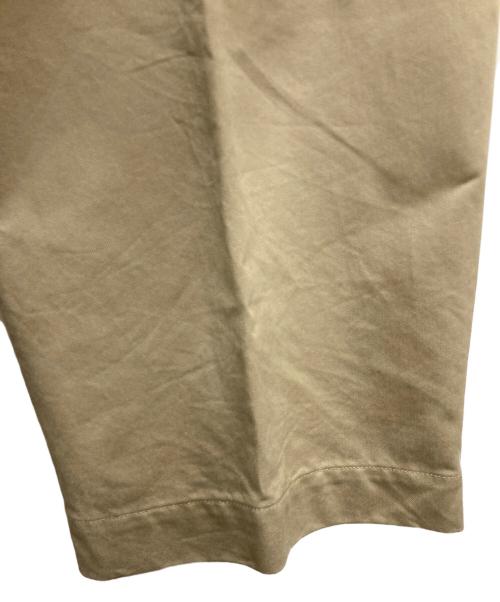 AURALEE（オーラリー）AURALEE (オーラリー) WASHED FINX CHINO ONE-TUCK PANTS ベージュ サイズ:5の古着・服飾アイテム