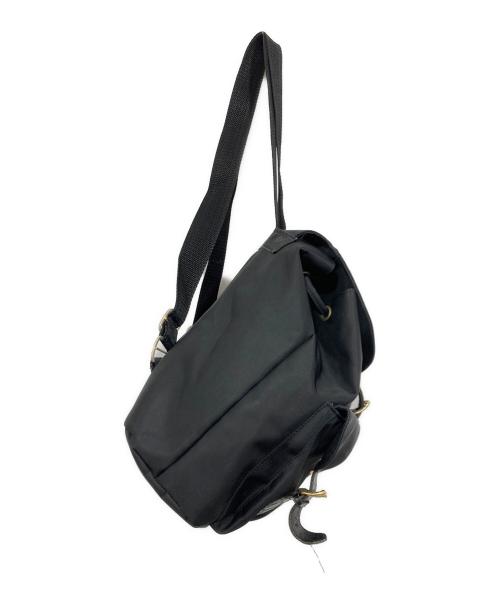 GIANNI VERSACE（ジャンニ・ヴェルサーチ）GIANNI VERSACE (ジャンニ・ヴェルサーチ) メデューサ刺繍ナイロンリュック ブラックの古着・服飾アイテム