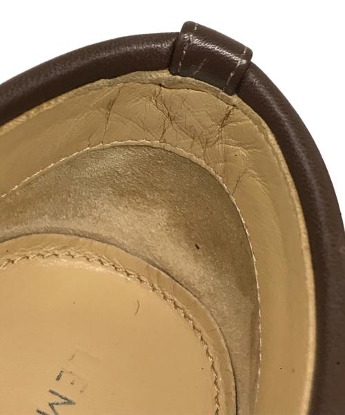 LEMAIRE（ルメール）LEMAIRE (ルメール) ハラコスクエアトゥシューズ ブラウン サイズ:39の古着・服飾アイテム