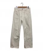 AURALEEオーラリー）の古着「HARD TWIST DENIM 5P PANTS」｜ホワイト