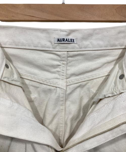 AURALEE（オーラリー）AURALEE (オーラリー) HARD TWIST DENIM 5P PANTS ホワイト サイズ:W32の古着・服飾アイテム