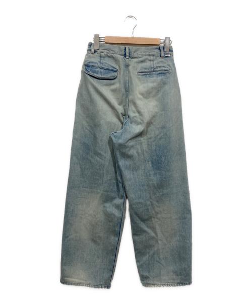 Graphpaper（グラフペーパー）Graphpaper (グラフペーパー) Selvage Denim Two Tuck Pants インディゴの古着・服飾アイテム