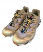 SALOMONサロモン）の古着「XT-6 SKYLINE」｜パープル×ベージュ