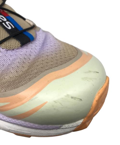 SALOMON（サロモン）SALOMON (サロモン) XT-6 SKYLINE パープル×ベージュ サイズ:US 7の古着・服飾アイテム