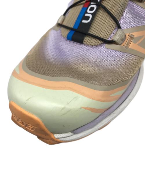 SALOMON（サロモン）SALOMON (サロモン) XT-6 SKYLINE パープル×ベージュ サイズ:US 7の古着・服飾アイテム