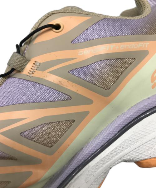 SALOMON（サロモン）SALOMON (サロモン) XT-6 SKYLINE パープル×ベージュ サイズ:US 7の古着・服飾アイテム
