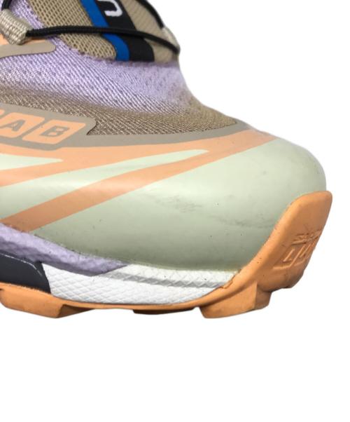 SALOMON（サロモン）SALOMON (サロモン) XT-6 SKYLINE パープル×ベージュ サイズ:US 7の古着・服飾アイテム