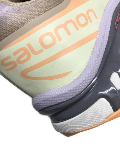 SALOMON（サロモン）SALOMON (サロモン) XT-6 SKYLINE パープル×ベージュ サイズ:US 7の古着・服飾アイテム
