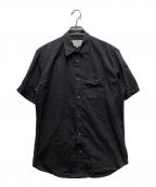 Maison Margielaメゾンマルジェラ）の古着「short sleeve studs shirts」｜ブラック