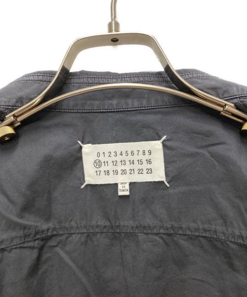 Maison Margiela（メゾンマルジェラ）Maison Margiela (メゾンマルジェラ) short sleeve studs shirts ブラック サイズ:46の古着・服飾アイテム