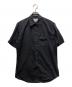 Maison Margiela（メゾンマルジェラ）の古着「short sleeve studs shirts」｜ブラック