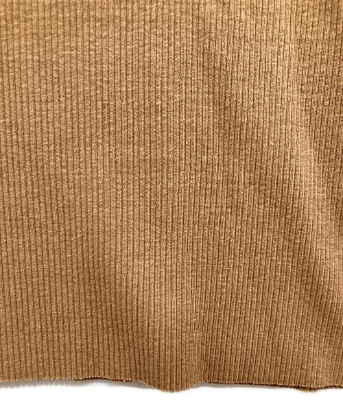 L'appartement（アパルトモン）L'Appartement (アパルトモン) RIB SLIT OP ワンピース ブラウン サイズ:表記なしの古着・服飾アイテム