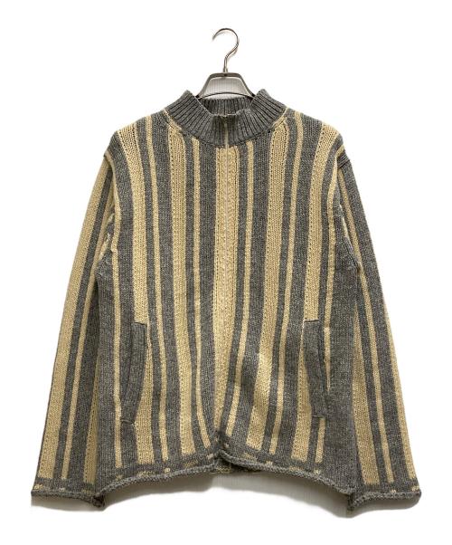 COMME des GARCONS HOMME HOMME（コムデギャルソンオムオム）COMME des GARCONS HOMME HOMME (コムデギャルソンオムオム) ストライプドライバーズニット ホワイト サイズ:不明の古着・服飾アイテム