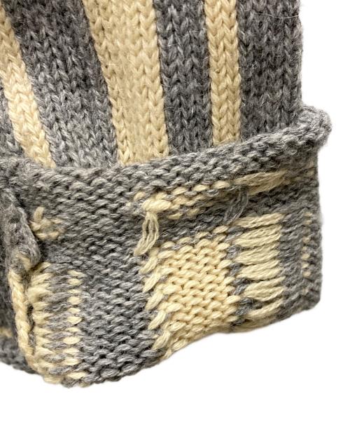 COMME des GARCONS HOMME HOMME（コムデギャルソンオムオム）COMME des GARCONS HOMME HOMME (コムデギャルソンオムオム) ストライプドライバーズニット ホワイト サイズ:不明の古着・服飾アイテム