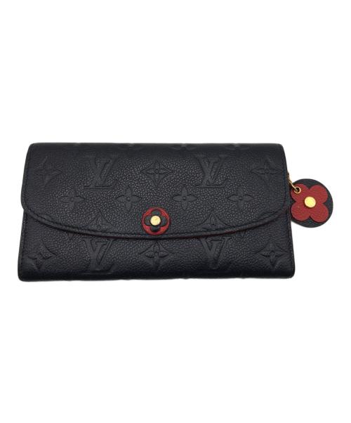 LOUIS VUITTON（ルイ ヴィトン）LOUIS VUITTON (ルイ ヴィトン) アンプラントポルトフォイユエミリ ネイビー（マリーヌルージュ）の古着・服飾アイテム