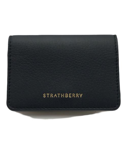 STRATHBERRY（ストラスベリー）STRATHBERRY (ストラスベリー) カードケース ネイビーの古着・服飾アイテム