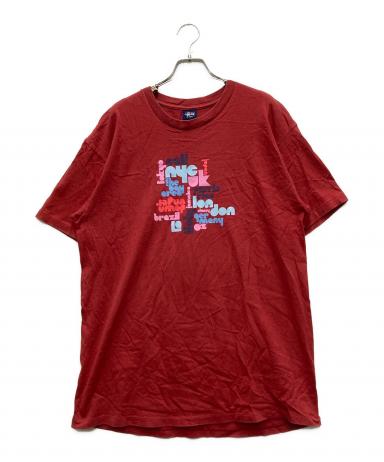 中古・古着通販】stussy (ステューシー) 90`SシティロゴTEE レッド