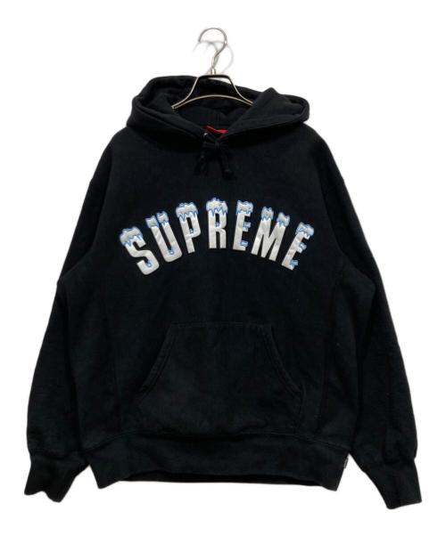 SUPREME（シュプリーム）SUPREME (シュプリーム) Icy Arc Hooded Sweatshirt/ アイシー アーク フーディー スウェット ブラック サイズ:Mの古着・服飾アイテム