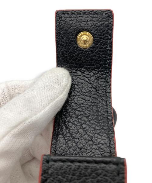 MIU MIU（ミュウミュウ）MIU MIU (ミュウミュウ) MADRAS LOVE TRICKリップケース ブラックの古着・服飾アイテム