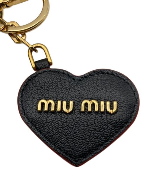 MIU MIU（ミュウミュウ）MIU MIU (ミュウミュウ) MADRAS LOVE TRICKリップケース ブラックの古着・服飾アイテム