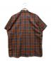 LECO (レコ) 60s-70s オンブレチェックS/Sシャツ オレンジ サイズ:38L：10000円