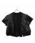 sacai（サカイ）の古着「Nylon Twill x Cotton Jersey T-Shirt」｜ブラック