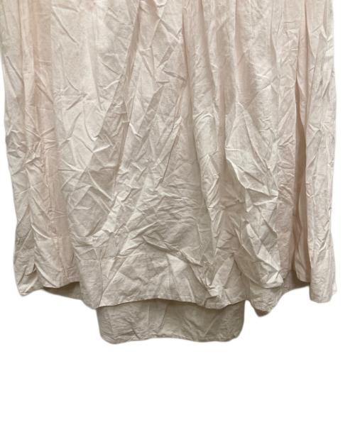 KHADI&CO（カディアンドコー）Khadi&Co (カディアンドコー) GATHERED SKIRT ピンク サイズ:Lの古着・服飾アイテム