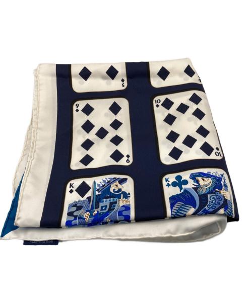 HERMES（エルメス）HERMES (エルメス) カレ90 ネイビーの古着・服飾アイテム