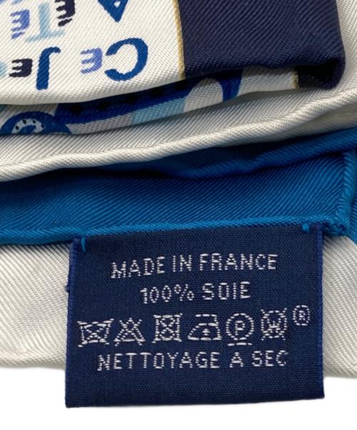 HERMES（エルメス）HERMES (エルメス) カレ90 ネイビーの古着・服飾アイテム