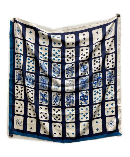 HERMES（エルメス）HERMES (エルメス) カレ90 ネイビーの古着・服飾アイテム