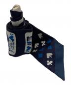 HERMESエルメス）の古着「ツイリースカーフ」｜ネイビー