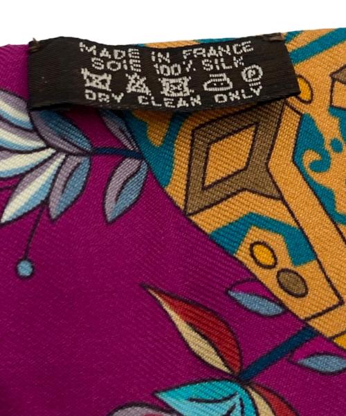 HERMES（エルメス）HERMES (エルメス) ツイリースカーフ パープルの古着・服飾アイテム