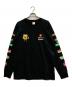 Supreme（シュプリーム）の古着「SpongeBob Castelli Racing L/S Tee」｜ブラック