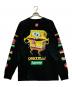 Supreme (シュプリーム) SpongeBob Castelli Racing L/S Tee ブラック サイズ:Ⅼ：15000円