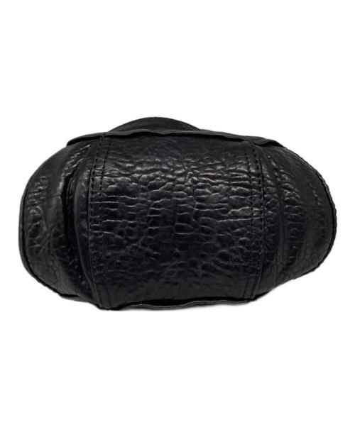 JIMMY CHOO（ジミーチュウ）JIMMY CHOO (ジミーチュウ) レザーチェーントートバッグ ブラックの古着・服飾アイテム