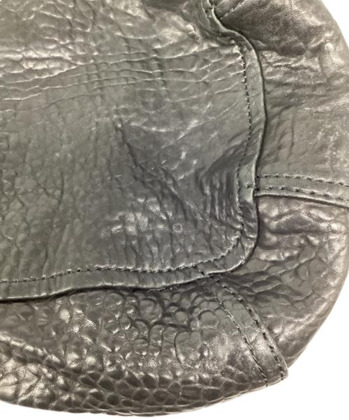 JIMMY CHOO（ジミーチュウ）JIMMY CHOO (ジミーチュウ) レザーチェーントートバッグ ブラックの古着・服飾アイテム