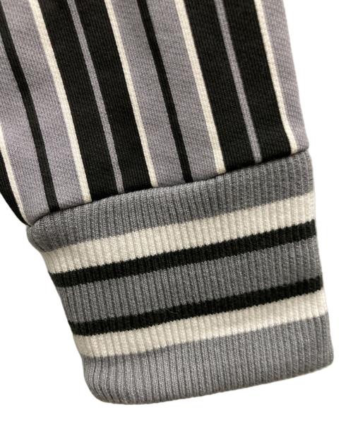 KENZO（ケンゾー）KENZO (ケンゾー) College Vertical Stripe Sweater グレー サイズ:Ⅿの古着・服飾アイテム